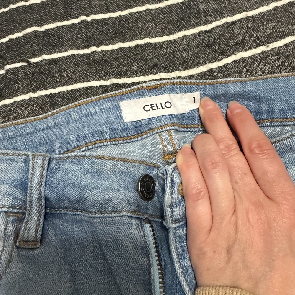 Cello light distressed skinny jeans - Picture 4 of 7